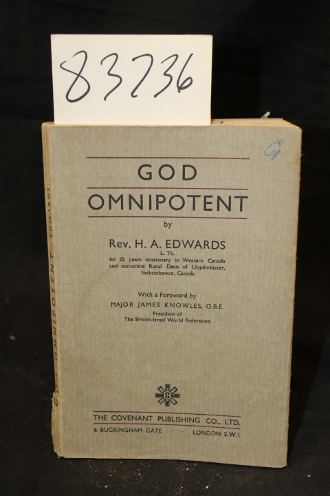 Edwards, Rev. H. A.: God Omnipotent