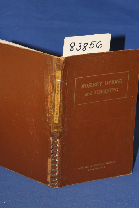ONYX  OIL AND CHEMICAL COMPANY: HOSIERY DYEING AND FINISHING