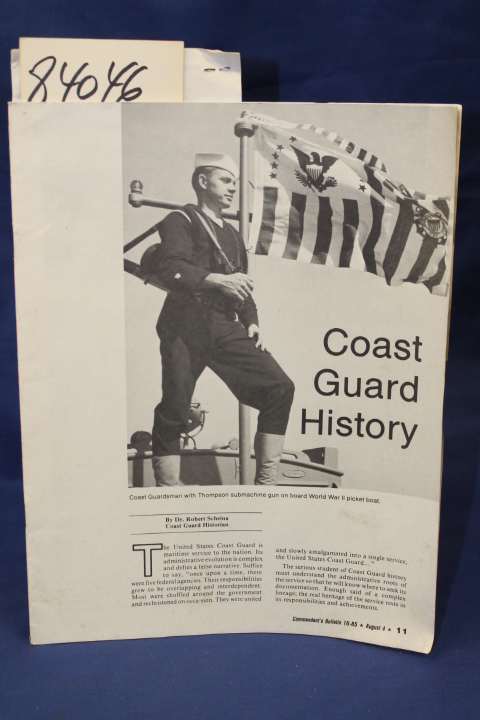 Scheina, Robert Coast Guard Historian: Coast Guard History