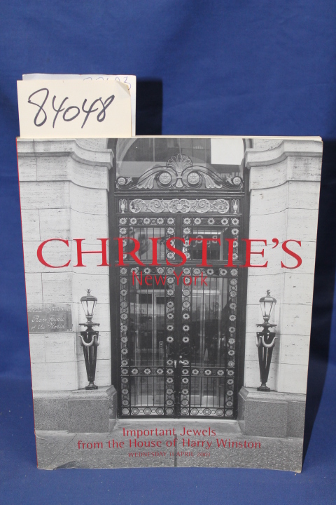 Christie's New York: Important Jewels From The House Of Harry Winston- Wed. 1...