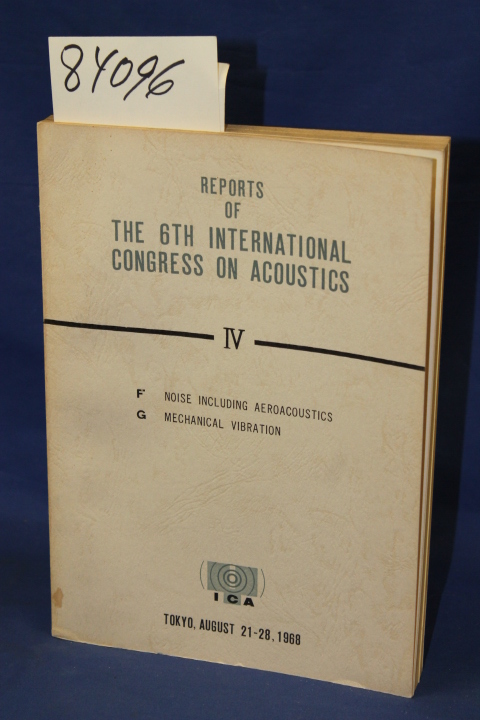 Kohasi, Y.  edior in chief: Reports of the 6th international congress on acou...