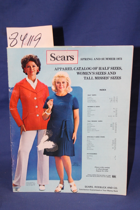 Sears Roebuck: Sears Spring and Summer 1973 Apparel Catalog of Half Sizes, Wo...