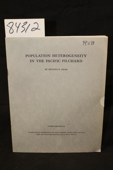 Felin, Frances E.: POPULATION HETEROGENEITY IN THE PACIFIC PILCHARD