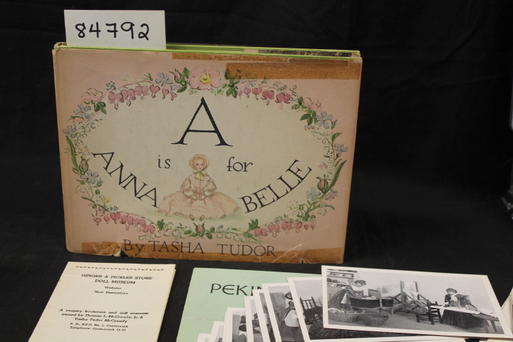 Tudor, Tasha: A is For Anna Belle Newspaper Clippings. 10 dolls postcard