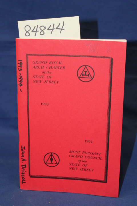 Driscoll, M.E. John A.: Proceedings of the Grand Royal Arch Chapter of the St...