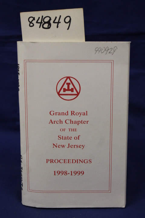 Schultz, M.E. Robert E.: Proceedings of the Grand Royal Arch Chapter of the S...