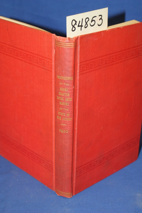 Rudderow, Samuel: Proceedings of the Grand Royal Arch Chapter of the State of...