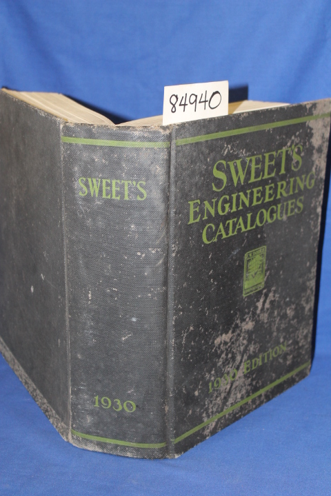 Sweet's Catalogue Service: Sweet's Engineering Catalogues For The Year 1930