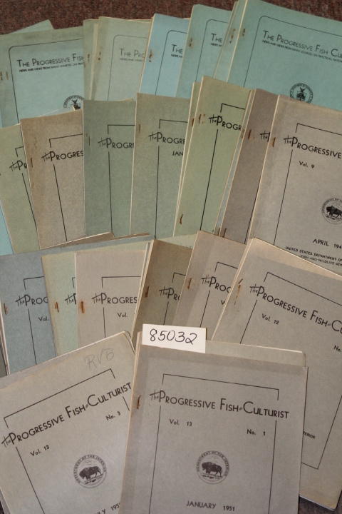 BUREAU OF FISHERIES: THE PROGRESSIVE FISH CULTURIST 44 issues News and Views ...