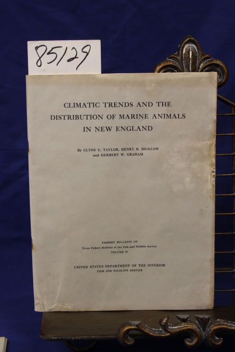 Taylor, Clyde C.; Bigelow, Henry R.;...: CLIMATIC TRENDS AND THE DISTRIBUTION...