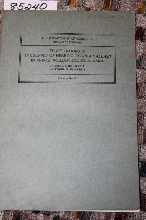 Rounsefell, George A.; Dahlgren, Edw...: FLUCTUATIONS IN THE SUPPLY OF HERRIN...