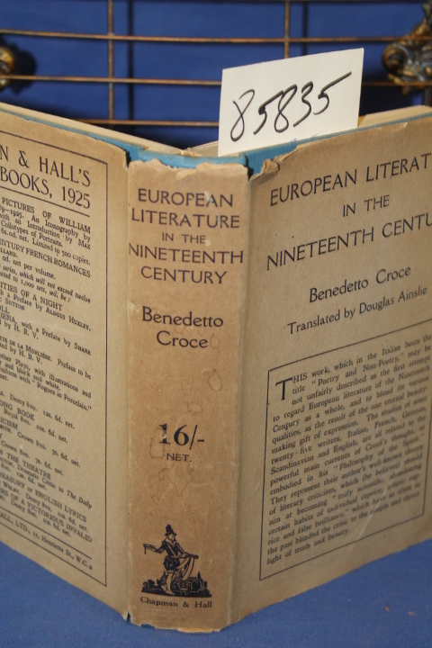Croce, Benedetto: European Literature in the Nineteenth Century