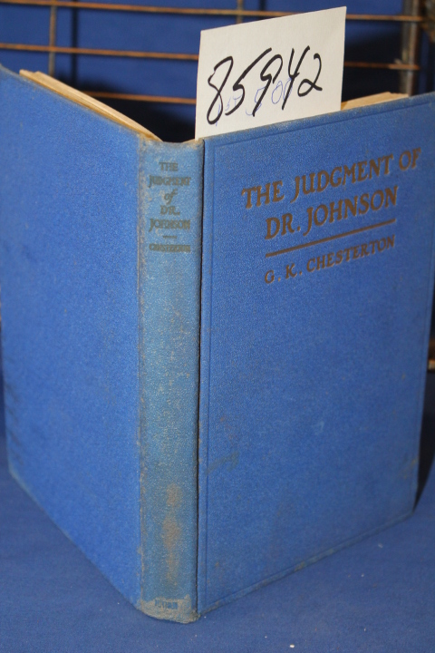 Chesterton, Gilbert  Keith (G.K.): Judgment of Dr. Johnson
