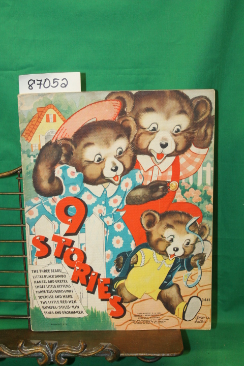 Salter, Florence: 9 Stories The Three Bears, Little Black Sambo, Hansel and G...