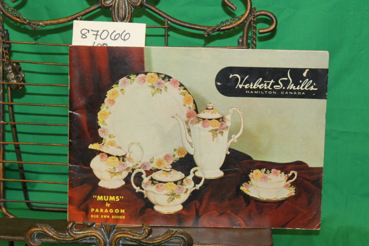 Mills, Herbert S. and Paragon: Herbert S. Mills Hamilton Canada CATALOGUE