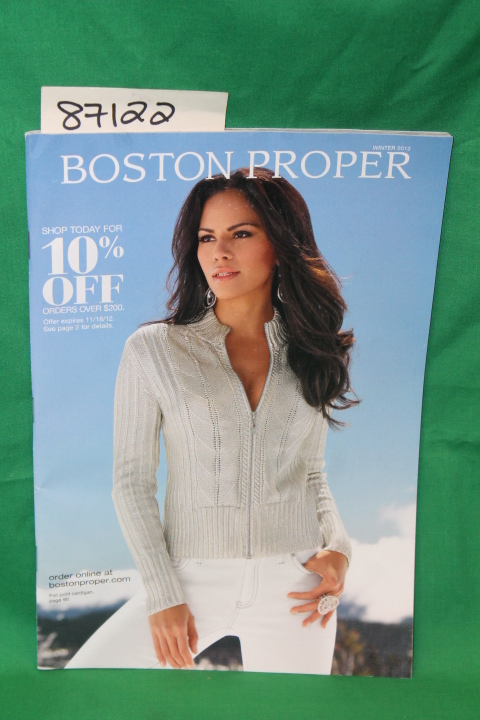 Boston Proper: Boston Proper Winter 2012  Catalog