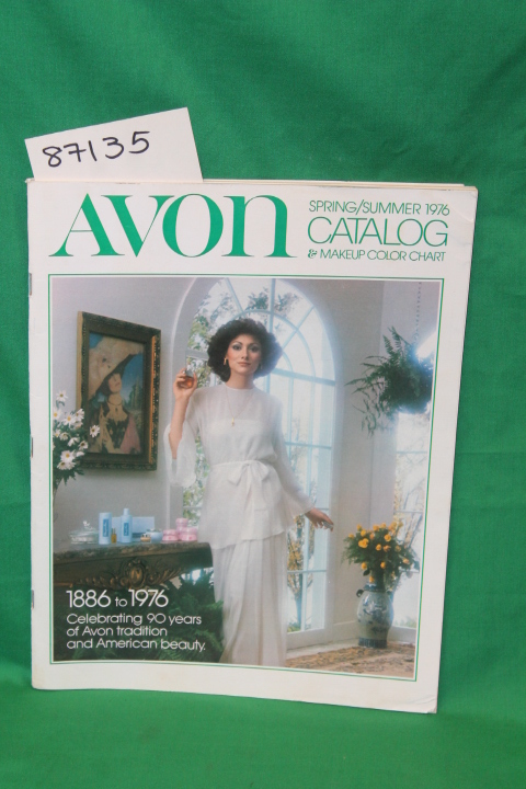 Avon Products Inc: Spring/Summer 1976 Catalog & Makeup Color Chart