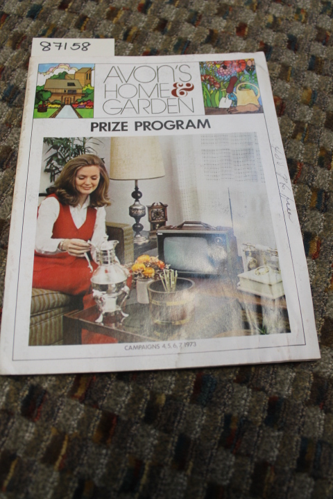 Avon Products Inc: Home Garden Prize Program Campaign 4,5,6,7, 1973