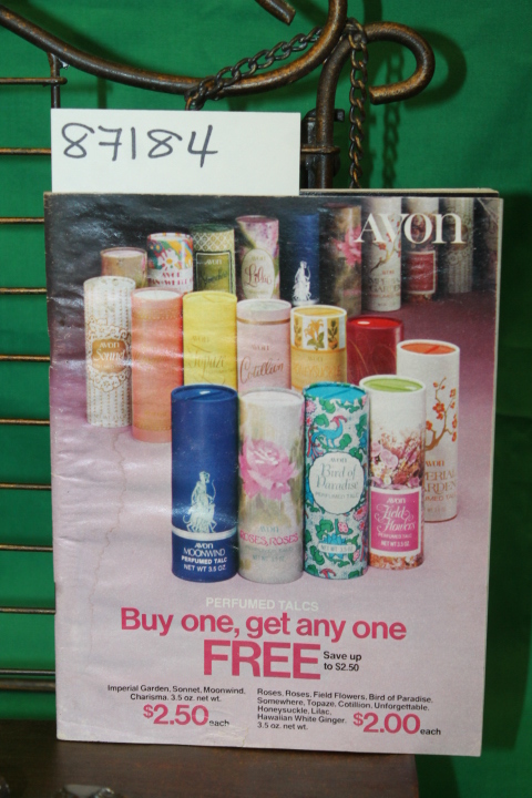 Avon Products Inc: Perfume Talcs Buy One, Get Any One Free Campaign 6 1975 Ca...