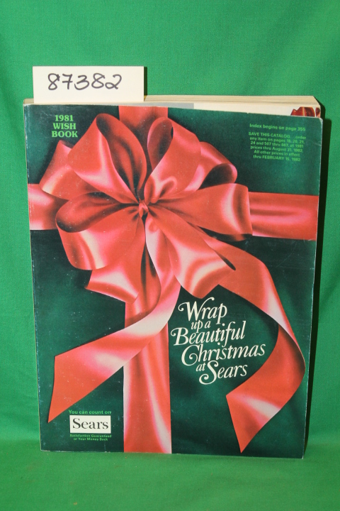 Sears  Roebuck: Sears Wrap up a Beautiful Christmas at Sears 1981 Wish Book C...