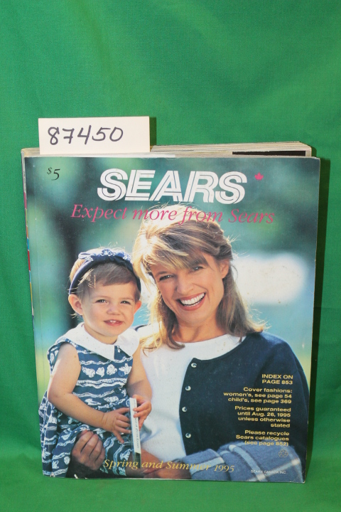Sears Roebuck: Sears Spring and Summer 1995 Canada Catalog