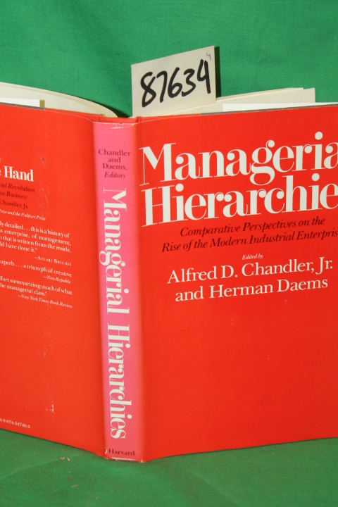 Chandler, D. Alfred & Daems, Herman: Managerial Hierarchies : Comparative Per...