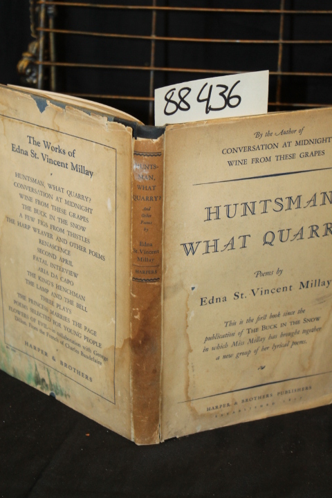 Millay, Edna ST. Vincent: Huntsman, What Quarry?