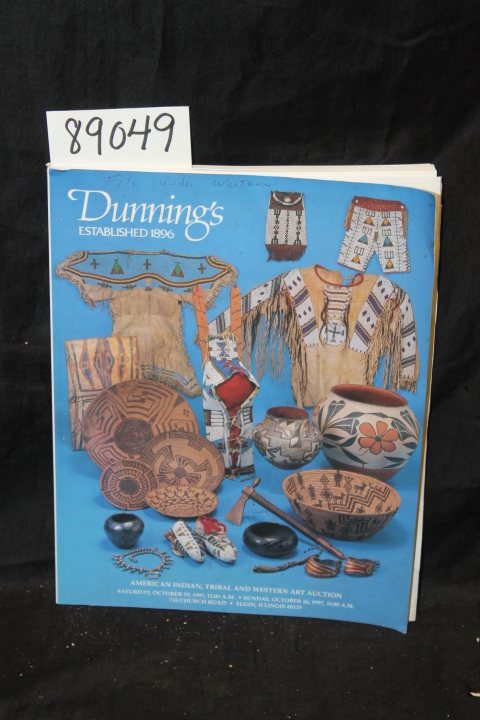 Dunning's: American Indian, Tribal and Western Art Auction/Americana Auction