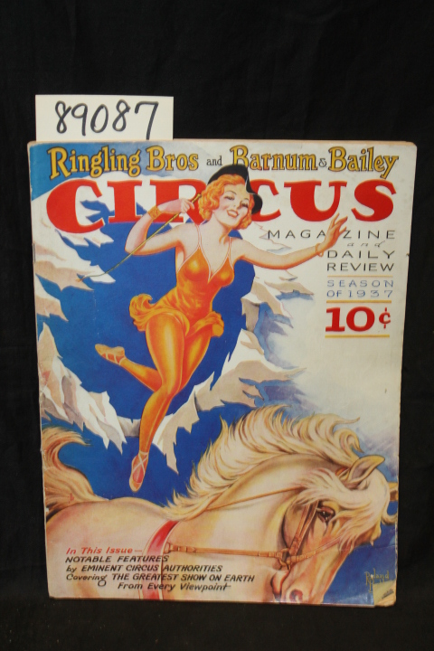 Mayer, Joseph: 1937 Ringling Bros. and Barnum & Bailey Circus Magazine & Dail...