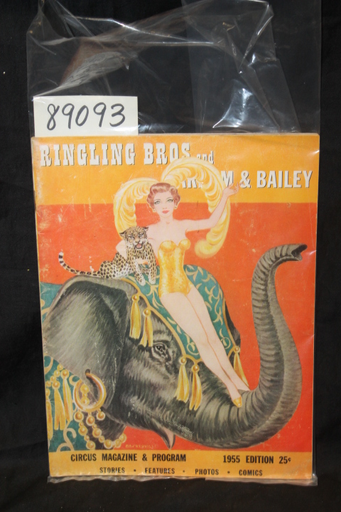 Dube, Harry S.: 1955 Ringling Bros. and Barnum & Bailey Circus Magazine & Pro...