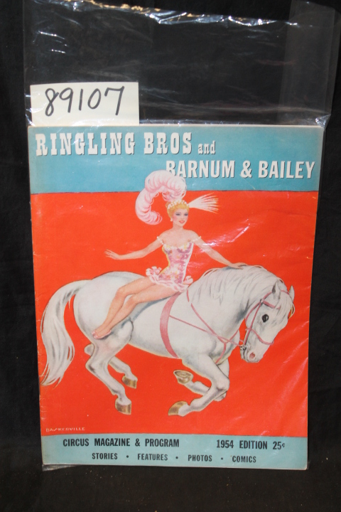 Dube, Harry S.: 1954 Ringling Bros. and Barnum & Bailey Circus Magazine & Pro...