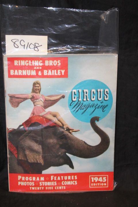 Dube, Harry S.: 1945 Ringling Bros. and Barnum & Bailey Circus Magazine & Pro...