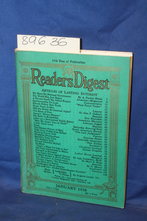 Reader's Digest ; Bates, A. Parker ;...: Reader's Digest, We Have No National...