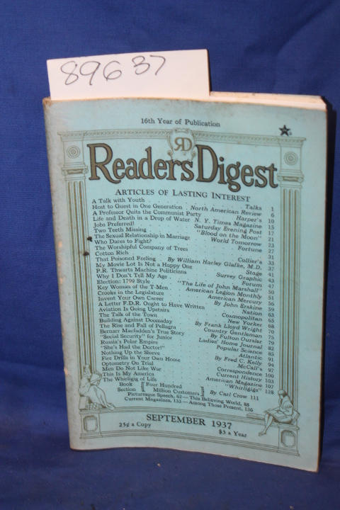 Reader's Digest ; Glafke, William Ha...: Reader's Digest, That Poisoned Feeli...