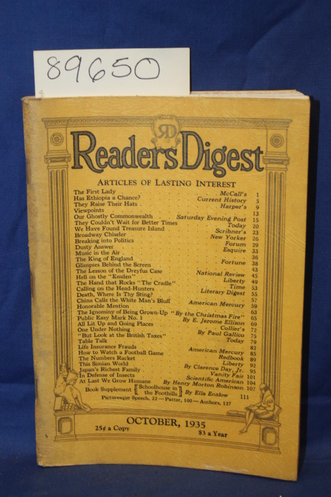 Reader's Digest ; Ellison, E. Jerome...: Reader's Digest, Public Essay Mark N...