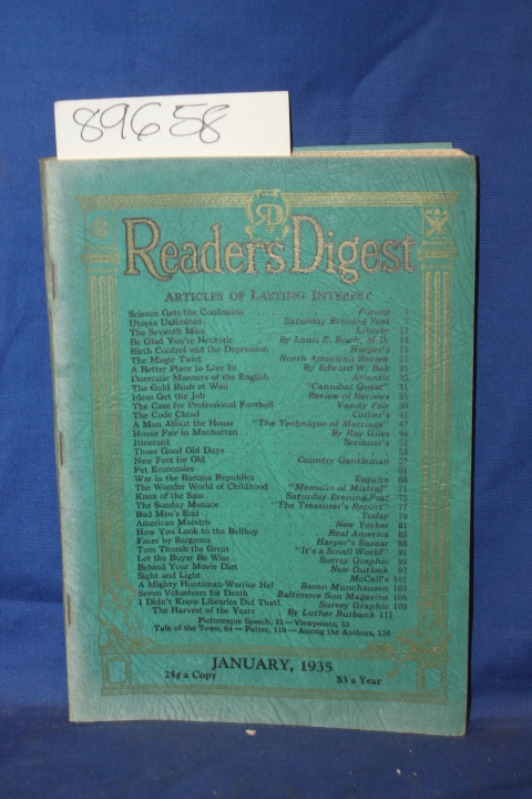 Reader's Digest ; Bach, Louis E. ; G...: Reader's Digest, Be Glad You're Neur...