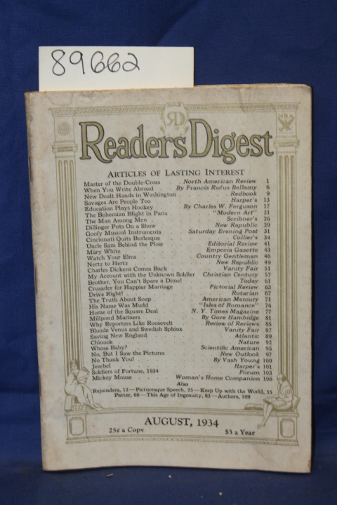 Reader's Digest ; Bellamy. Francis R...: Reader's Digest, When Your Write Abr...