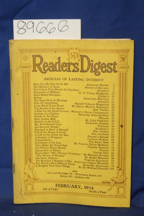 Reader's Digest ; Robinson, Henry Mo...: Reader's Digest, Come Rack! Come Rop...