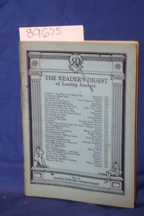 Reader's Digest: Reader's Digest Articles of Lasting Interest