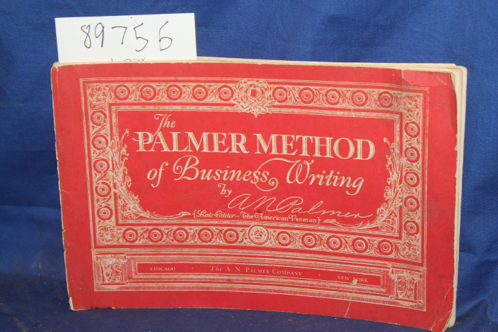 A. N. Palmer Business: The Palmer Method of Business Writing red