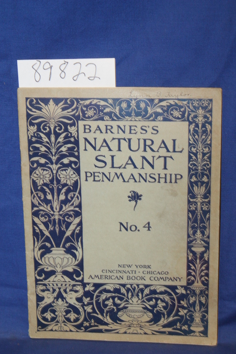 Barnes: Barnes's Natural Slant Penmanship no 4