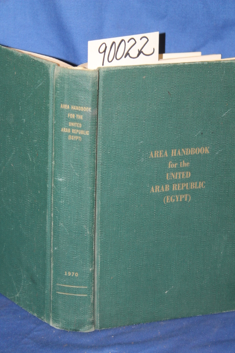 Smith, Harvey H.; Cover, William W.;...: Area Handbook for the United Arab Re...