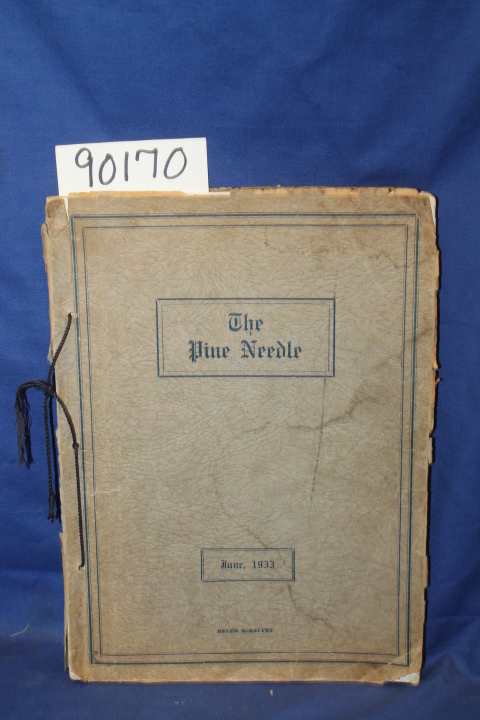 Pine Needle: The Pine Needle, June 1933 (Lakewood High School, NJ) yearbook