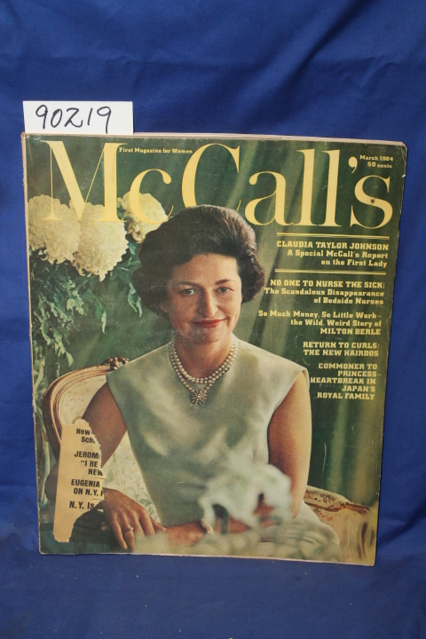 MCCALLS CORP.: McCall's First Magazine for Women, March 1964, Vol. 41 No. 6