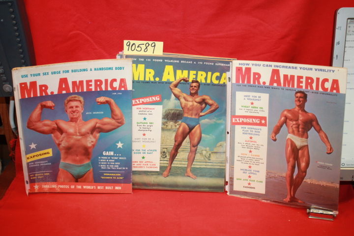 Weider, Joseph: Mr. America Magazine DIFFERENT ISSUES  SOLD SEPARATELY
