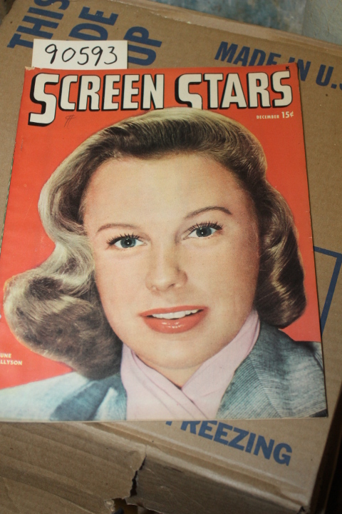 Little, Bessie: Screen Stars Dec. 1946 Vol 6 No. 3 June Allyson in color on f...
