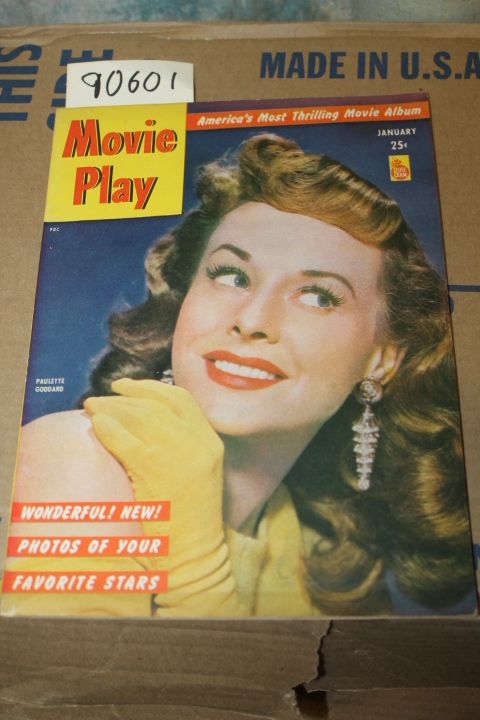 Movie Play Magazine,: Movie Play Magazine, Jan. 1948 Vol. 1, No. 6 Paulette G...