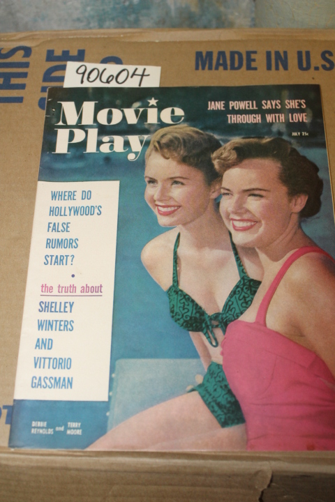 Ericson, Ruth (editor): Movie Play Magazine July 1954 Vol 8 No 4 Debbie Reyno...