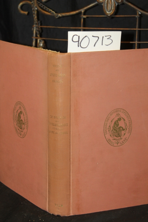 Delbouille, Maurice: Le Roman Du Castelain De Couci Et De La Dame De Fayel pa...