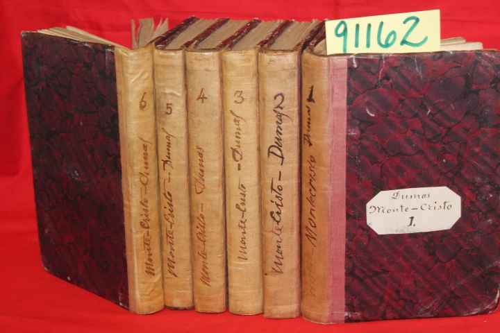 Dumas, Alexandre: Le Comte Monte Cristo Vols. 1-6 Dumas, Alexandre: Le Comte Monte Cristo Vols. 1-6